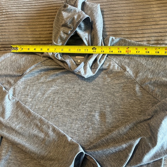 Nike Dri-Fit Women's Element  Running Hoodie Large Gray Cowl Neck Thumb Holes - Picture 6 of 10